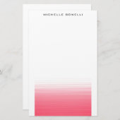 Papeterie Moderne Minimaliste Professionnel Simple Clair (Devant / Derrière)