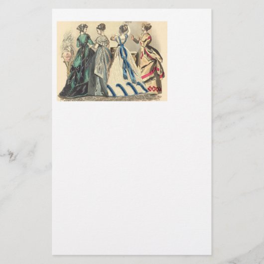 Papeterie Modes victoriennes élégantes (Devant)