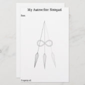 Papeterie Mon Bloc-notes Autowriter (Devant / Derrière)