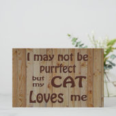 Papeterie Mon chat m'aime (Debout devant)