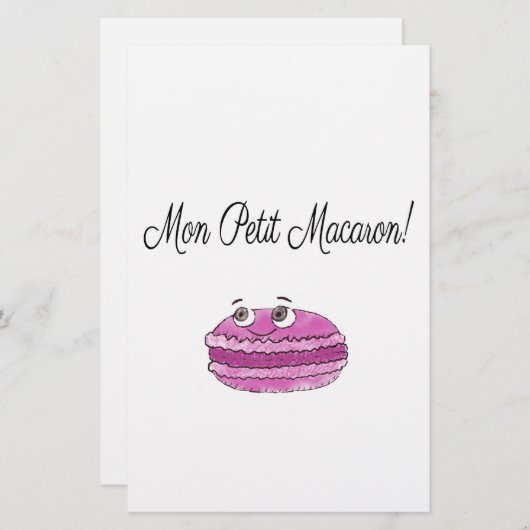 Papeterie Mon Petit Macaron (Devant / Derrière)