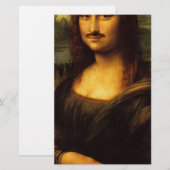 Papeterie mona lisa moustache (Devant / Derrière)