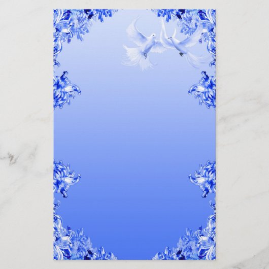 Papeterie "Monde bleu" 16 de saule (Devant)