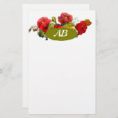 Papeterie monograme fixe (Devant / Derrière)