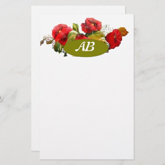 Papeterie monograme fixe (Devant / Derrière)