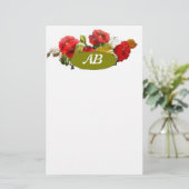 Papeterie monograme fixe (Debout devant)