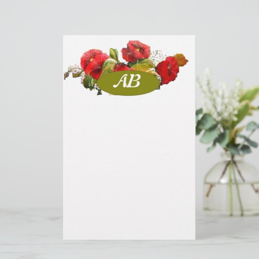 Papeterie monograme fixe (Debout devant)