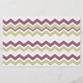 Papeterie Monogramme Chevron Brick (Devant)