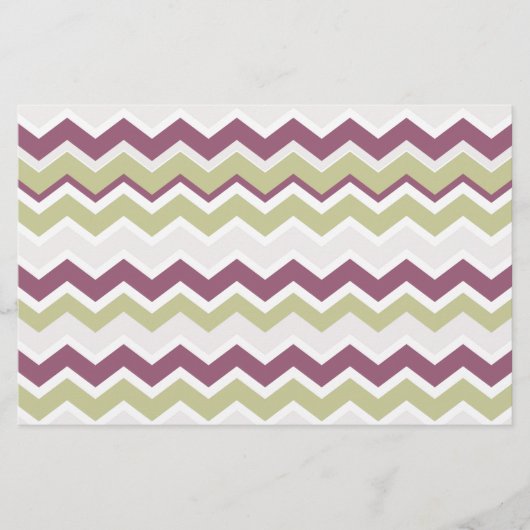 Papeterie Monogramme Chevron Brick (Devant)