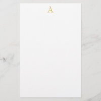 Monogramme couleur or blanc professionnel