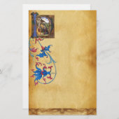 Papeterie MONogramme DE PARCHEMENT DE NATIVITÉ (Devant / Derrière)