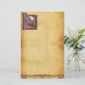 Papeterie MONogramme DE PARCHEMENT DE NATIVITÉ (Debout devant)