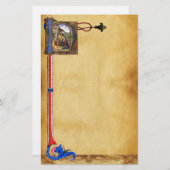 Papeterie MONogramme DE PARCHEMENT DE NATIVITÉ (Devant / Derrière)