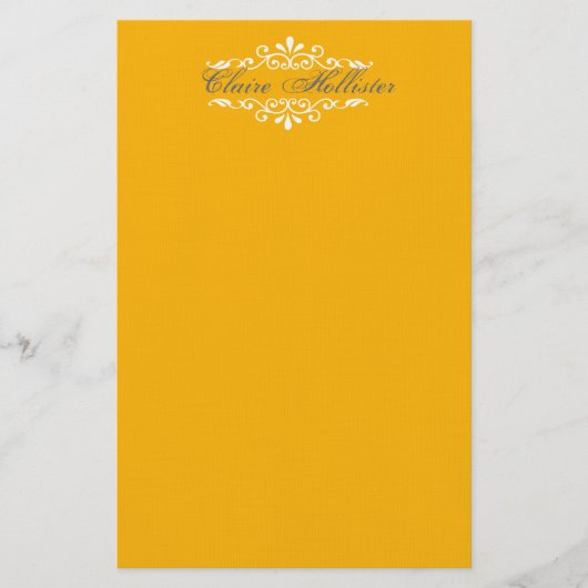 Papeterie Monogramme d'or (Devant)