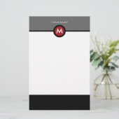 Papeterie Monogramme moderne - Affaires ou personn (Debout devant)