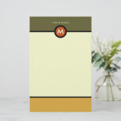 Papeterie Monogramme moderne - Affaires ou personn (Debout devant)