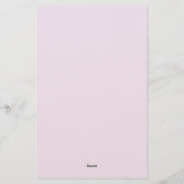 Papeterie Monogramme Moderne Professionnel Couleur Pastel Si (Dos)