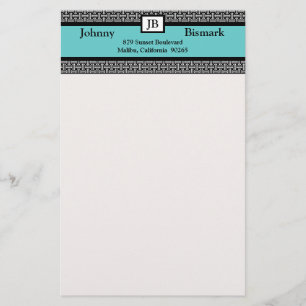 Papeterie Monogramme personnalisable fixe