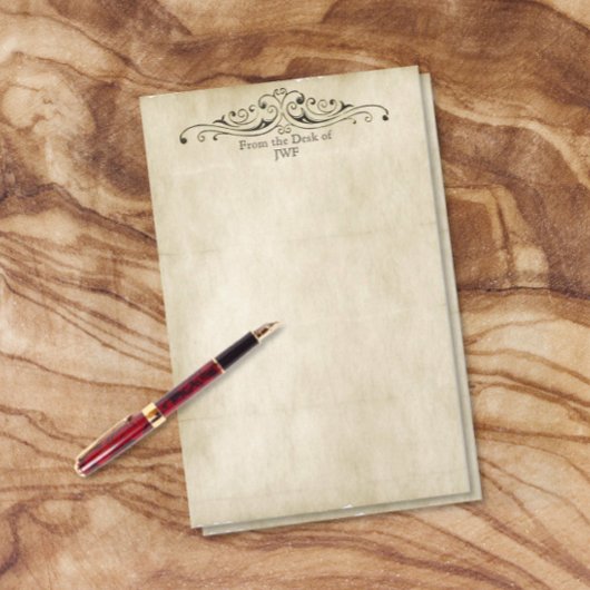 Papeterie Monogramme personnalisé de style vintage