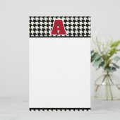 Papeterie Monogramme pied-de-poule (Debout devant)