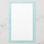 Papeterie Monogramme turquoise (Dos)