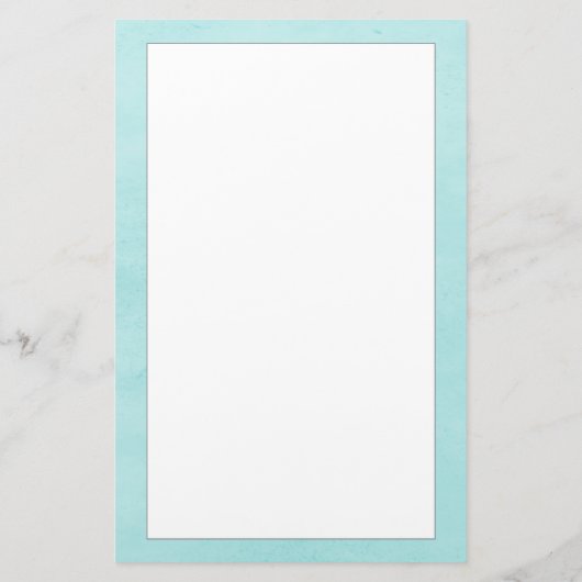 Papeterie Monogramme turquoise (Dos)