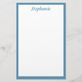 Papeterie Monogrammes Nom personnalisé Couleur Dusty Mariage (Devant)