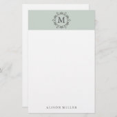 Papeterie Monographique À Monnaie Moderne (Devant / Derrière)