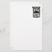 Papeterie Monstre d'horreur - Noir (Devant / Derrière)