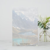 Papeterie Montagnes alpines pittoresques photo (Debout devant)