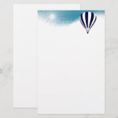 Papeterie montgolfière (Devant / Derrière)