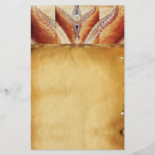 Papeterie MOSAIC ANGEL Parchemin Brown (Devant)