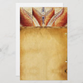 Papeterie MOSAIC ANGEL Parchemin Brown (Devant / Derrière)