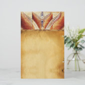 Papeterie MOSAIC ANGEL Parchemin Brown (Debout devant)