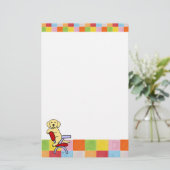 Papeterie Mosaïque jaune de l'étudiant 3 de Labrador (Debout devant)