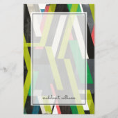 Papeterie Motif à flux de suspension diagonal (Devant)