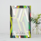 Papeterie Motif à flux de suspension diagonal (Debout devant)