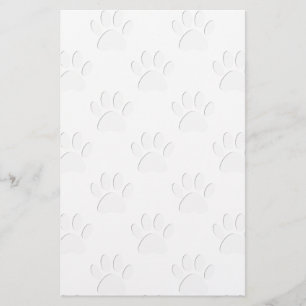 Papeterie Motif à mâcher de chien coupé en papier