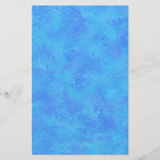 Papeterie Motif Abstrait Bleu (Devant)
