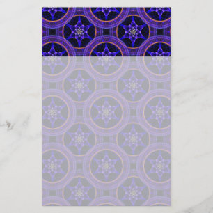 Papeterie Motif abstrait élégant boho moderne floral #505