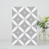 PAPETERIE MOTIF ABSTRAIT EN FORME DE DIAMANT (Debout devant)