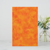 Papeterie Motif Abstrait orange (Debout devant)