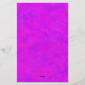Papeterie Motif Abstrait Rose Violet (Dos)