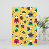 Papeterie motif animal abeilles (Debout devant)