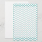 Papeterie Motif Aqua chevron (Devant / Derrière)