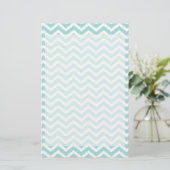Papeterie Motif Aqua chevron (Debout devant)