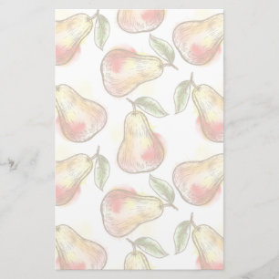 Papeterie Motif avec poire