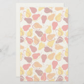 Papeterie Motif avec poires (Devant / Derrière)