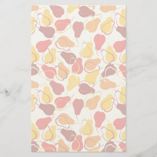 Papeterie Motif avec poires