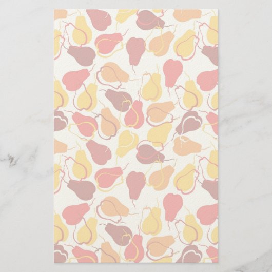 Papeterie Motif avec poires (Devant)